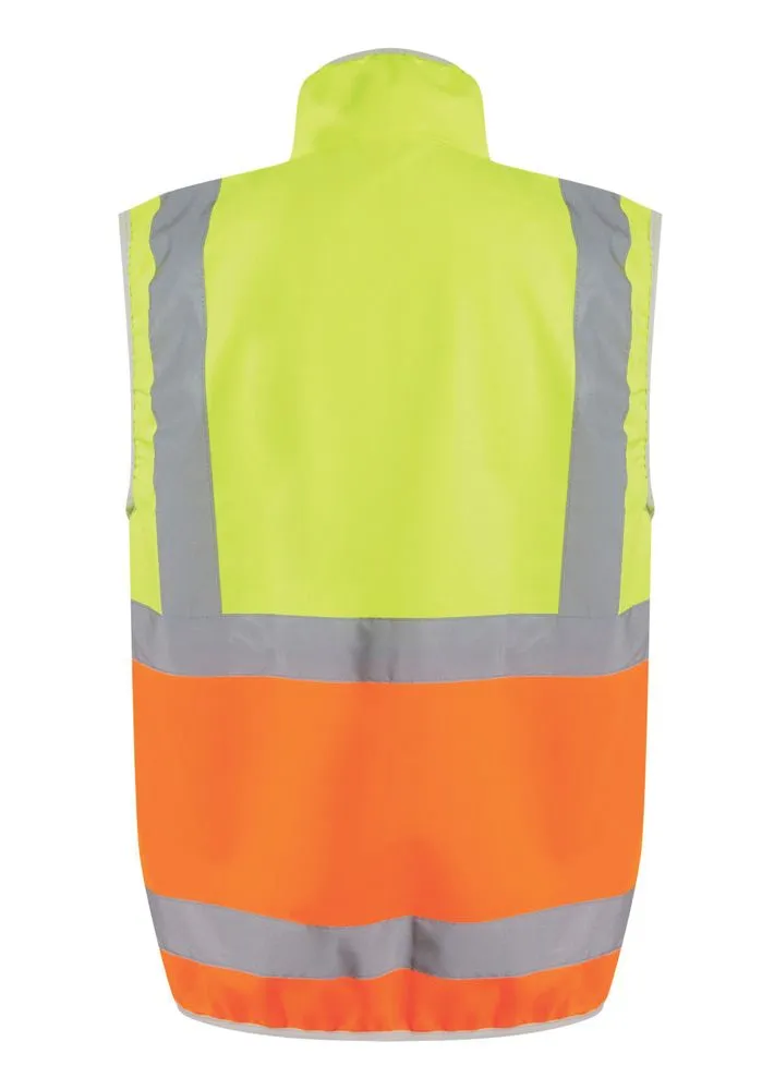 Regatta Pro Zip Collar Vest Hi Vis Vest