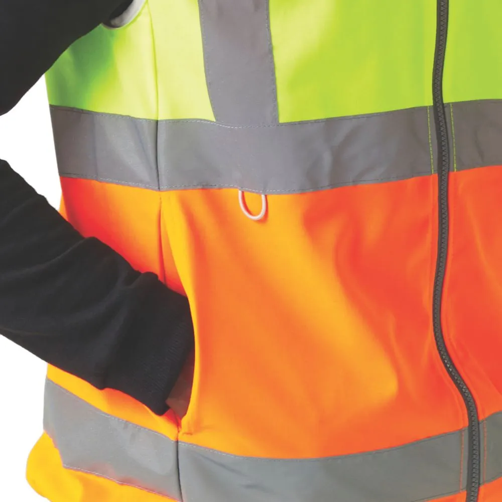 Regatta Pro Zip Collar Vest Hi Vis Vest
