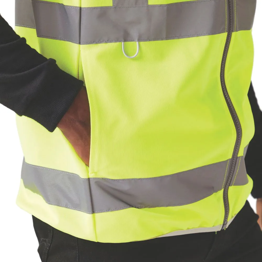 Regatta Pro Zip Collar Vest Hi Vis Vest