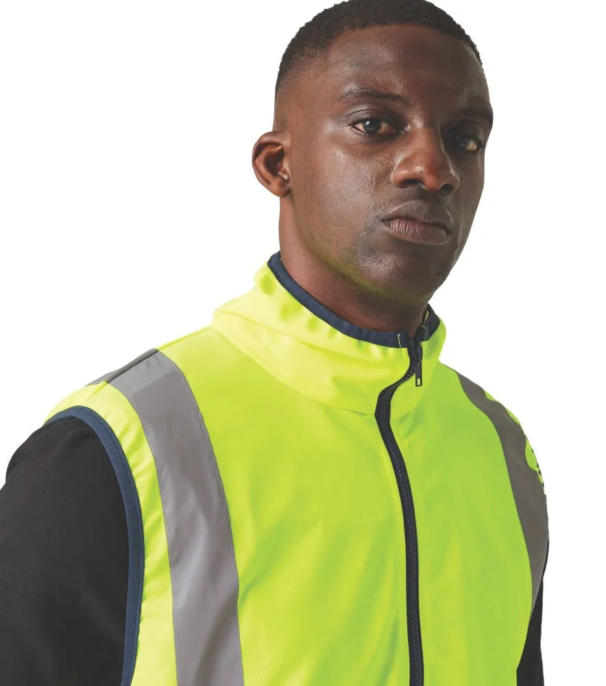 Regatta Pro Zip Collar Vest Hi Vis Vest