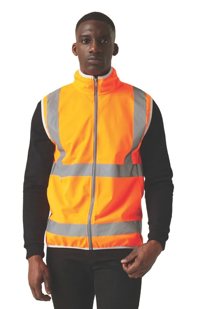 Regatta Pro Zip Collar Vest Hi Vis Vest