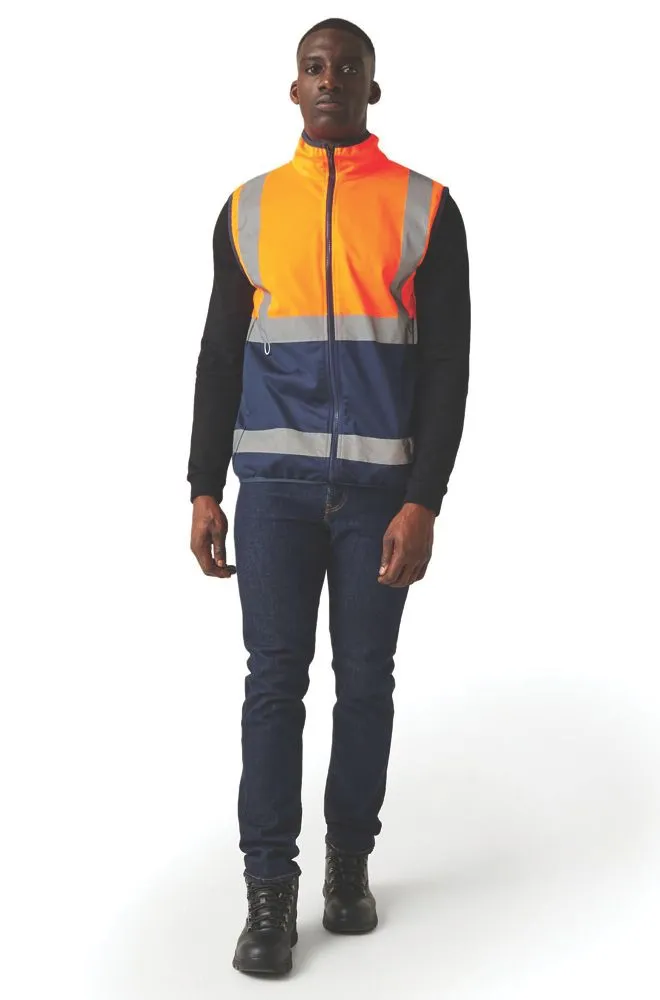 Regatta Pro Zip Collar Vest Hi Vis Vest
