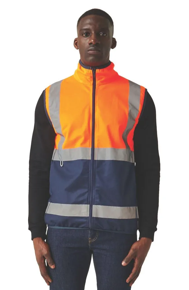 Regatta Pro Zip Collar Vest Hi Vis Vest