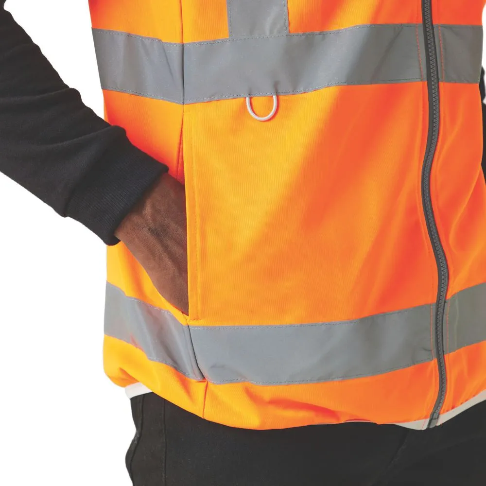 Regatta Pro Zip Collar Vest Hi Vis Vest