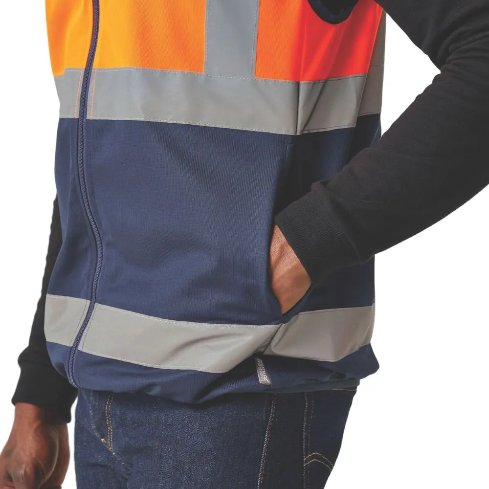 Regatta Pro Zip Collar Vest Hi Vis Vest