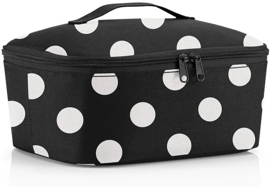 reisenthel coolerbag M pocket dots white - Ideal for the picnic, shopping and on the road