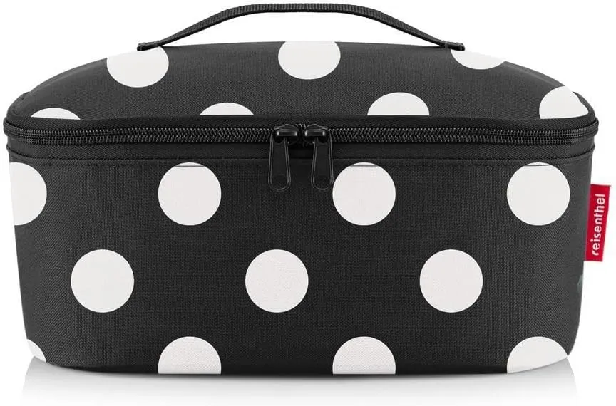 reisenthel coolerbag M pocket dots white - Ideal for the picnic, shopping and on the road