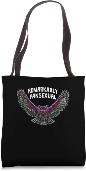 Remarkably Pansexual Pan LGBTQ Nonbinary Pride Tote Bag