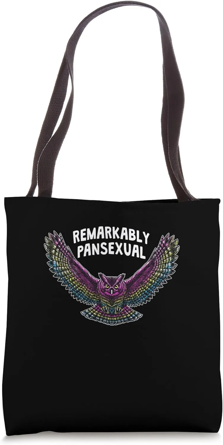 Remarkably Pansexual Pan LGBTQ Nonbinary Pride Tote Bag
