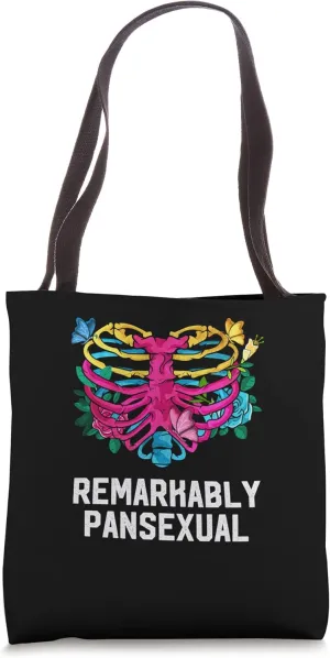 Remarkably Pansexual Pan LGBTQ Nonbinary Pride Tote Bag