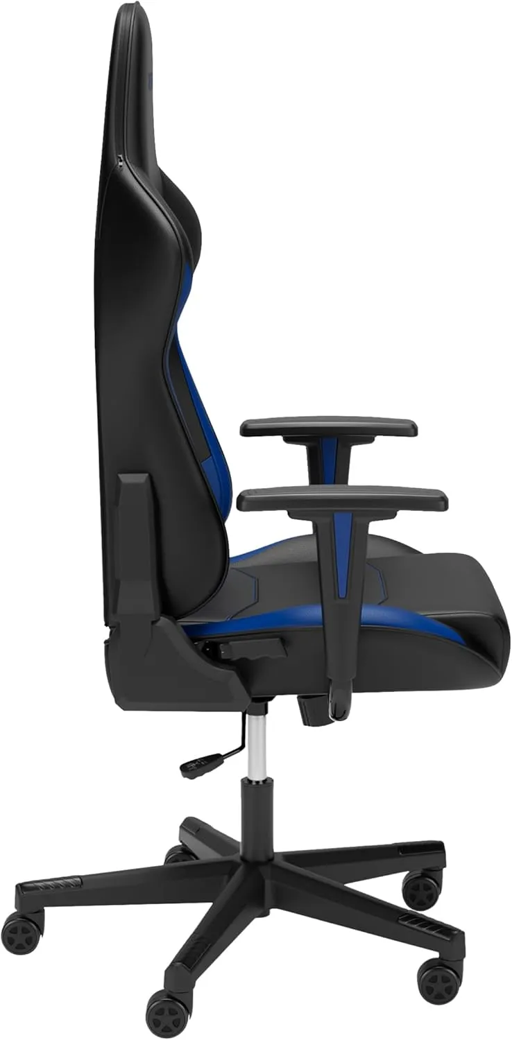 RESPAWN 110 Ergonomic Gaming Chair - Racing Style High Back PC Computer Desk Office Chair - 360 Swivel, Integrated Headrest, 135 Degree Recline with Adjustable Tilt Tension & Angle Lock - 2023 Blue
