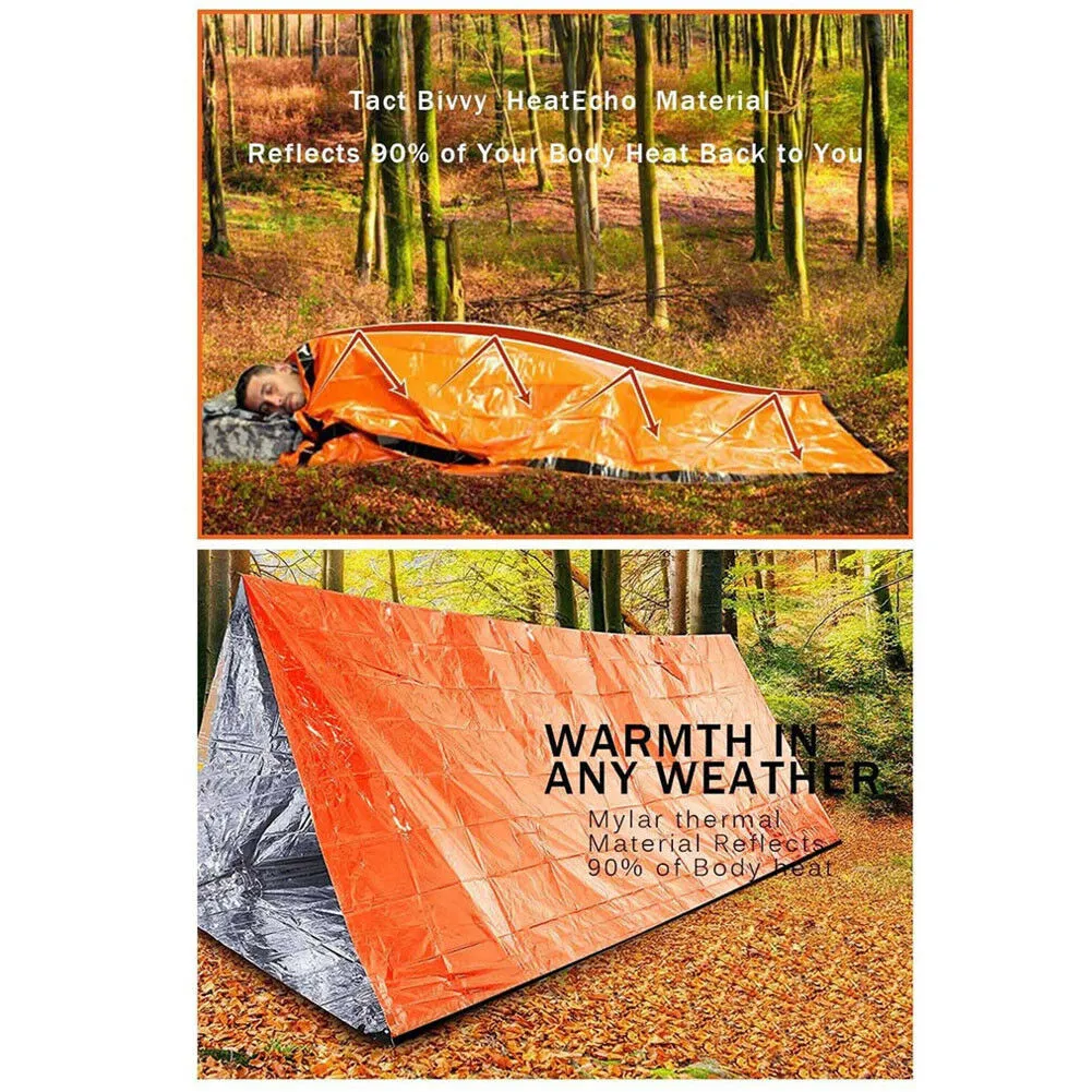 Reusable Emergency Thermal Sleeping Bag