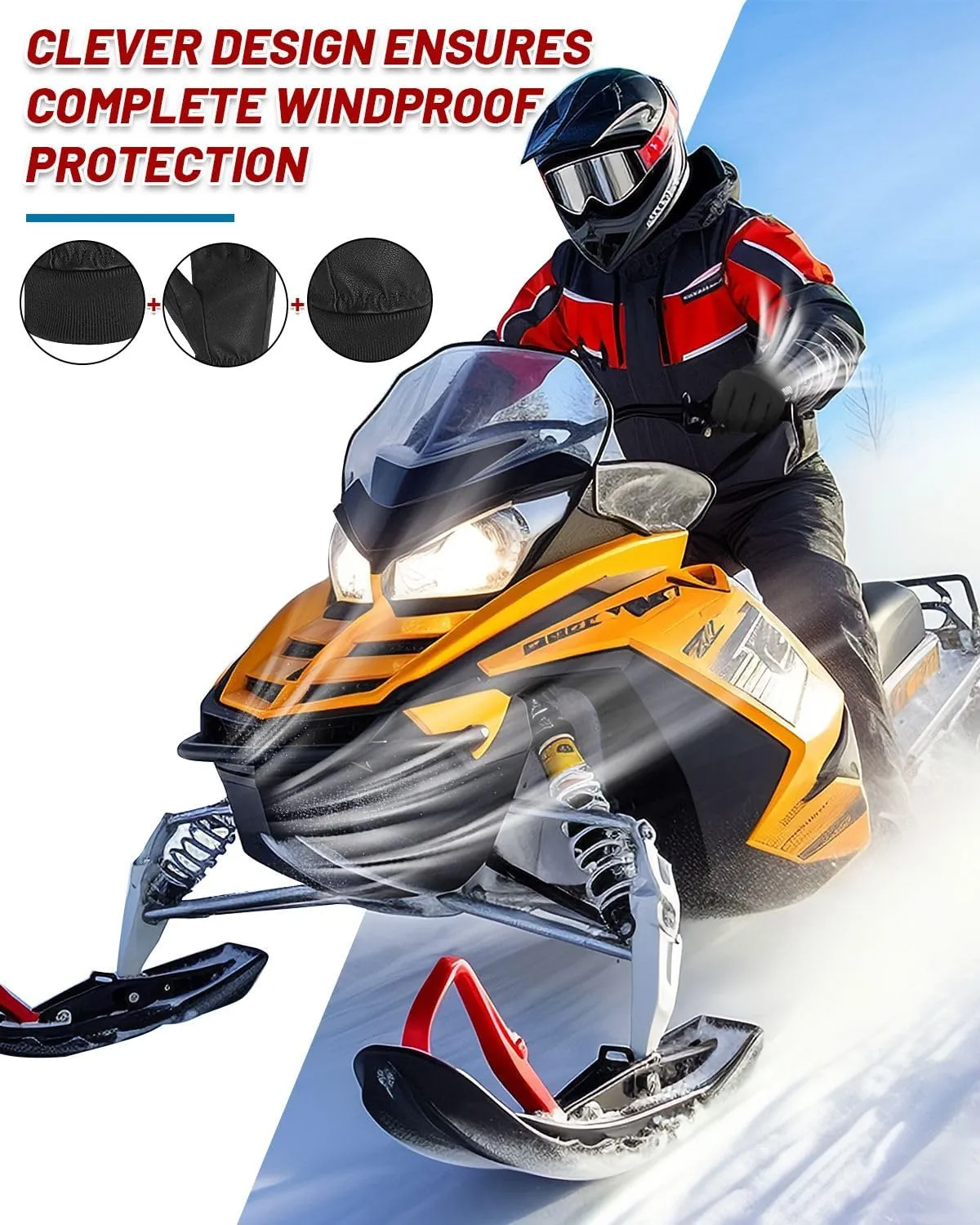 RIGWARL Gloves for Cool&Cold Weather Waterproof, Winter Gloves for Men Women Touch Screen