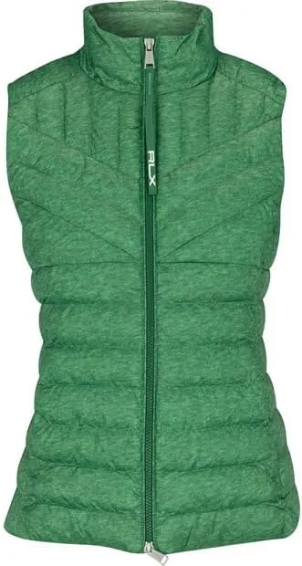 RLX Ralph Lauren Women's Golf Down Full Zip Insulated Outerwear Vest Small S, Green