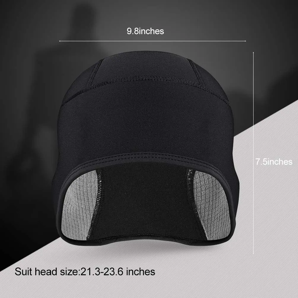 ROCKBROS Skull Cap Men & Women Thermal Cycling Helmet Liner Moisture Wicking Motorcycle Running Hat,Fits Under Helmets