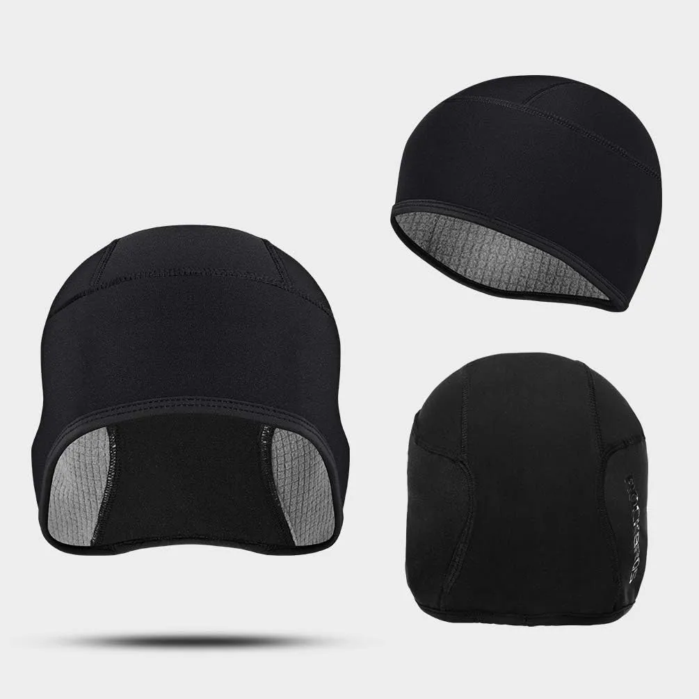 ROCKBROS Skull Cap Men & Women Thermal Cycling Helmet Liner Moisture Wicking Motorcycle Running Hat,Fits Under Helmets