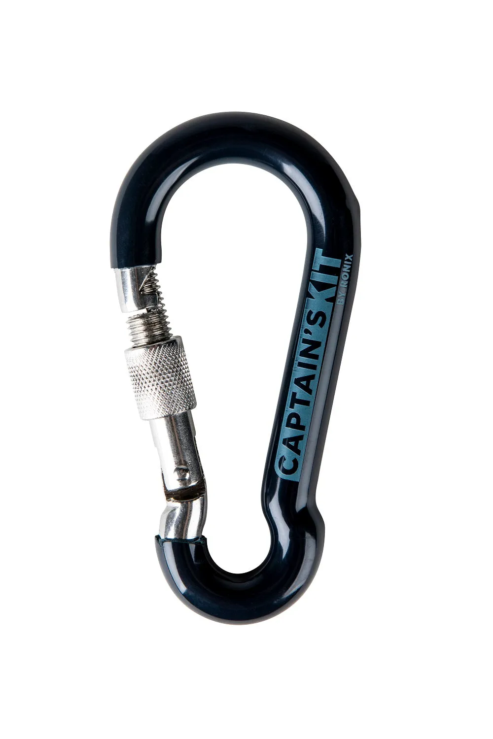 Ronix  Captain's Kit - Vinyl Dipped Locking Carabiner - Stainless Steel