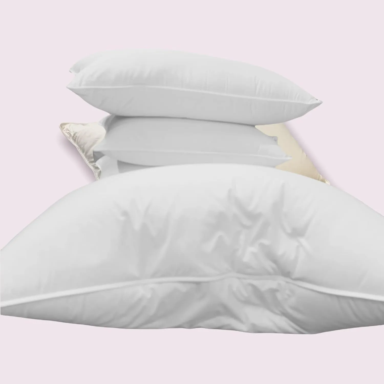 Royal Tradition Down Pillows (Soft) Queen/Standard Size White Down Pillow, 100% Cotton Shell with 500-Thread-Count, 750-Fill-Power, 27-Ounces of Filling (Pack of 1)