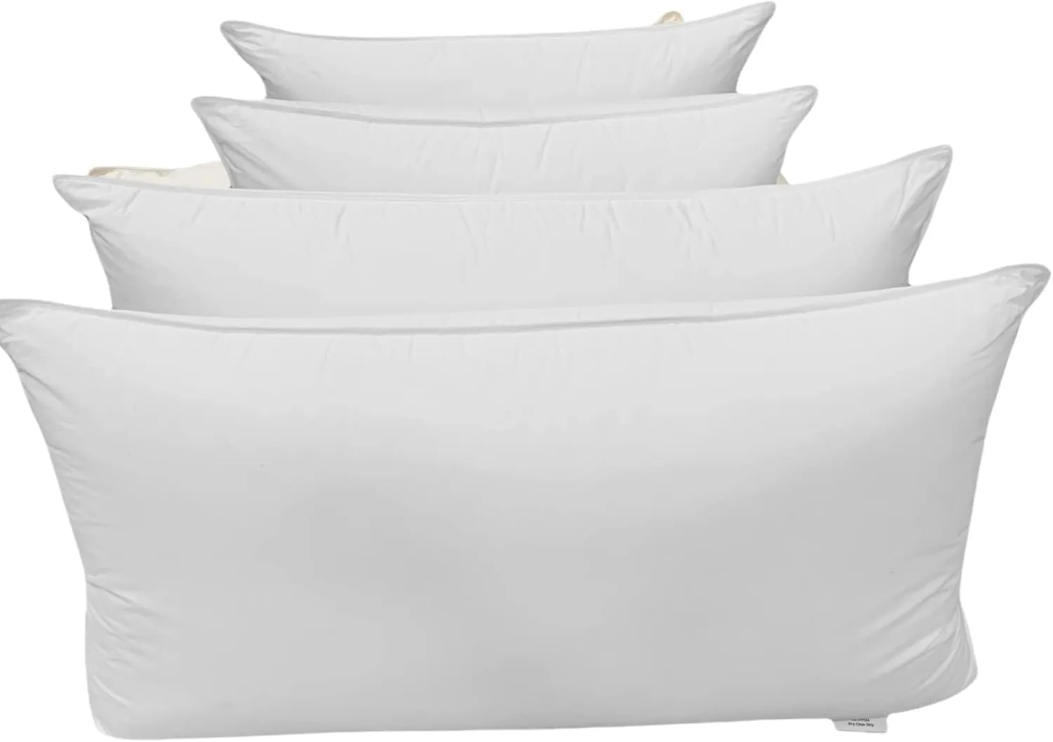 Royal Tradition Down Pillows (Soft) Queen/Standard Size White Down Pillow, 100% Cotton Shell with 500-Thread-Count, 750-Fill-Power, 27-Ounces of Filling (Pack of 1)