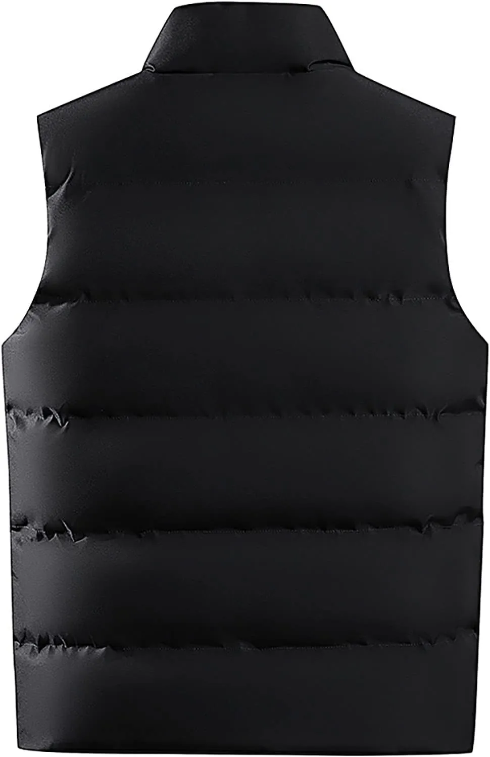 RTRDE Men's Puffer Vest Lightweight Golf Vest Warm Outdoor Fleece Lined Sleeveless Jacket For Hiking Travel Casual, M-6XL