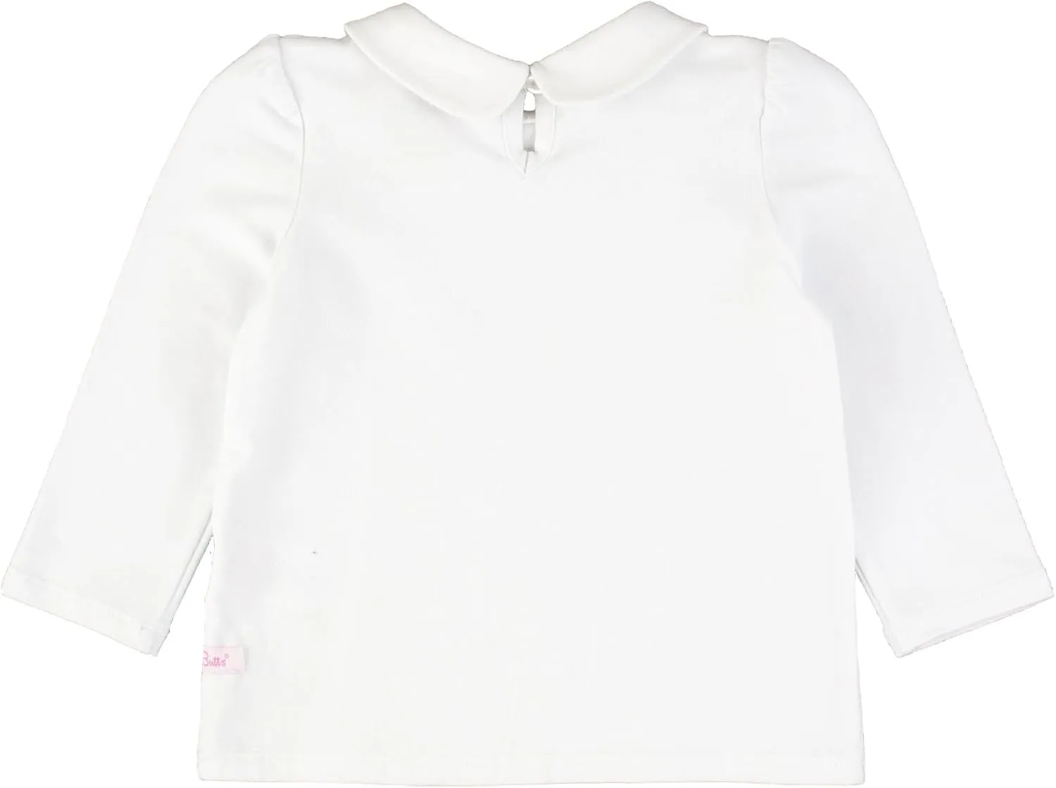 RuffleButts Toddler/Girls Peter Pan Collar Long Sleeve Top Shirt