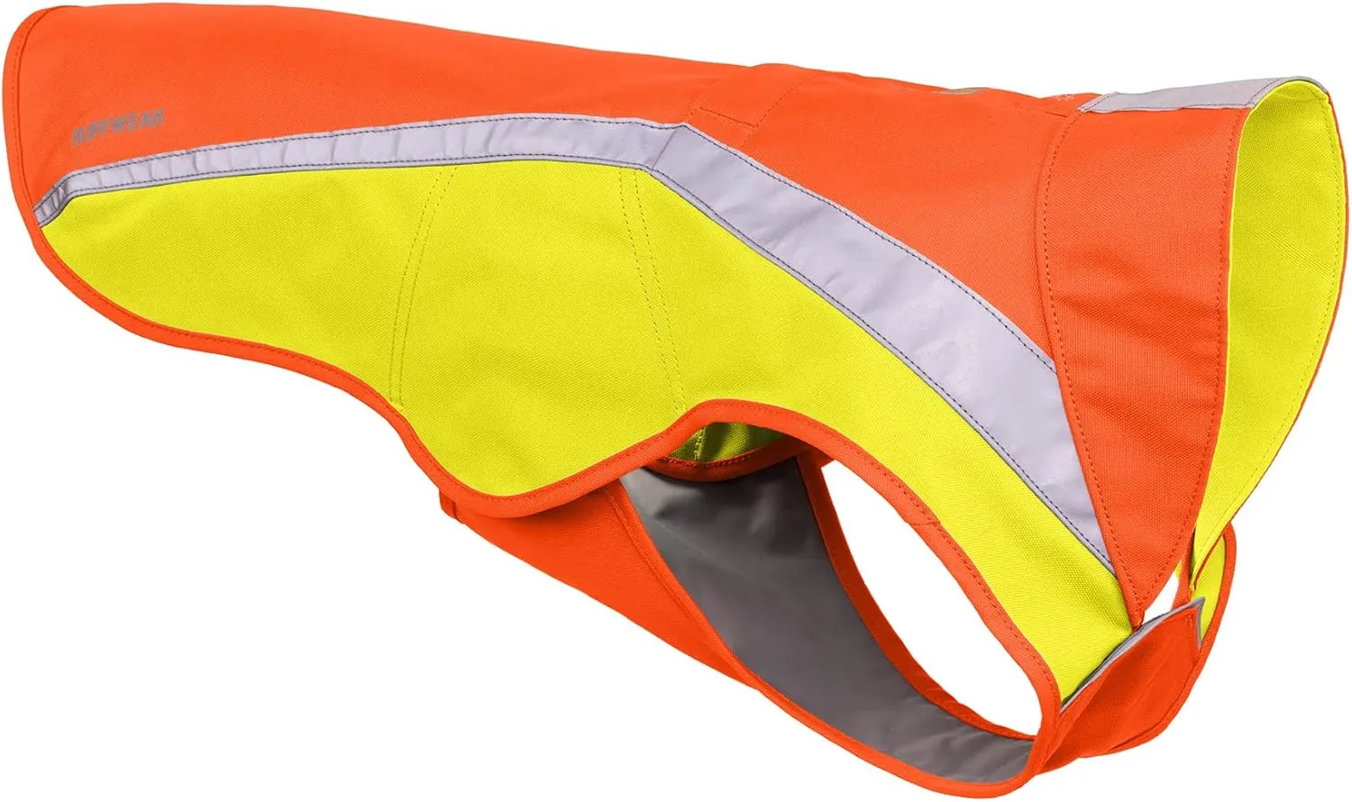 Ruffwear, Lumenglow High-Vis Dog Jacket, High-Visibility Protection for Day and Night, Blaze Orange, Small