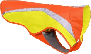Ruffwear, Lumenglow High-Vis Dog Jacket, High-Visibility Protection for Day and Night, Blaze Orange, Small