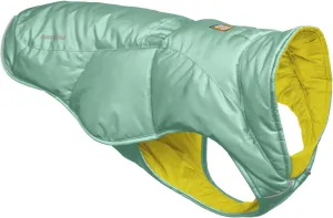 Ruffwear, Quinzee Jacket, Insulated and Water-Resistant Jacket for Dogs with Stuff Sack, River Rock Green, X-Large