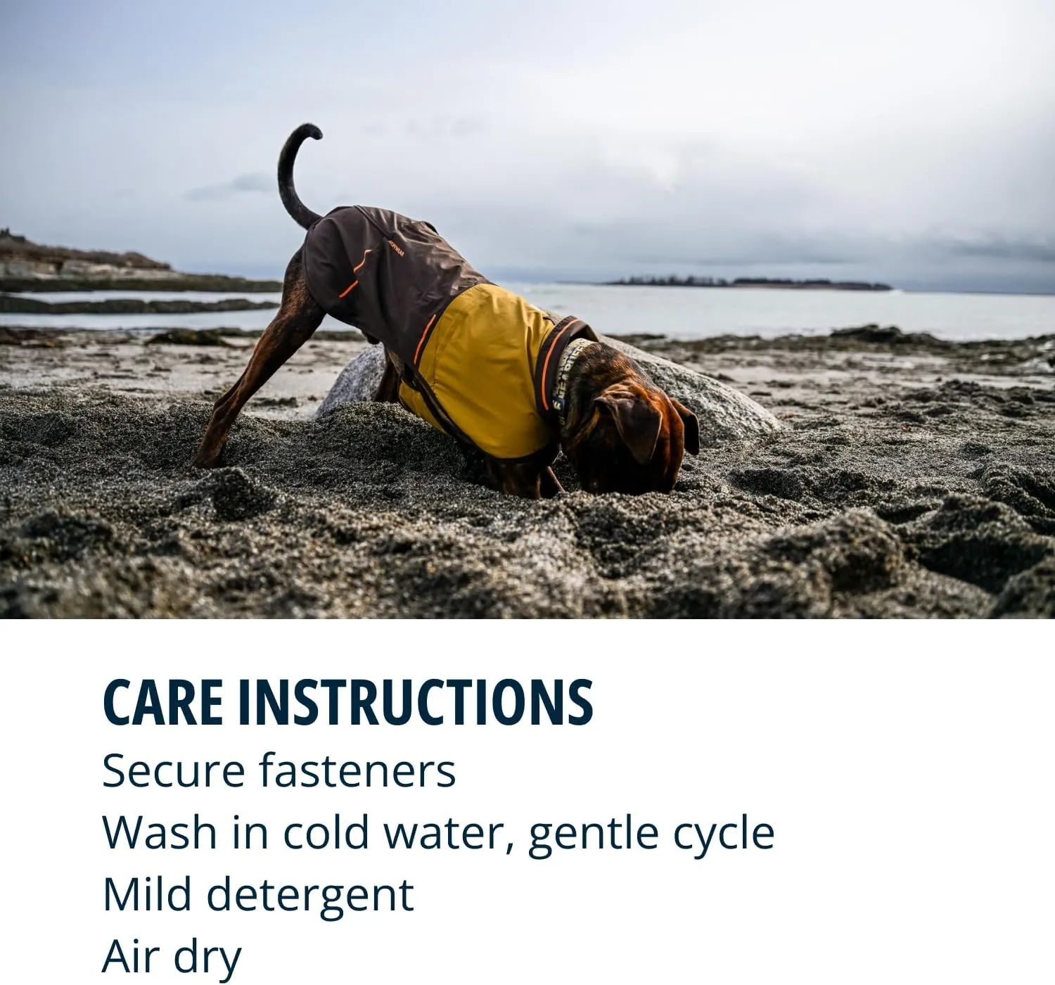 Ruffwear, Sun Shower Dog Raincoat, All-Weather Jacket, Waterproof, Windproof & Lightweight, Mineral Yellow, XX-Small