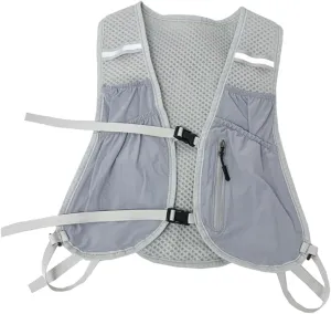 Running Vest Pack Hydration Vest with Reflective Strips Adjustable Lightweight Rucksack for Camping Outdoor Sports Cycling