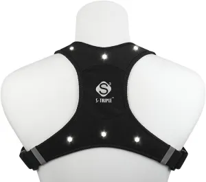 S-TRIPLE LED Safety Alarm Vest