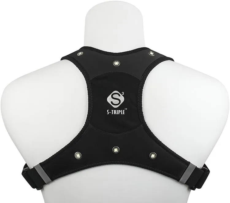 S-TRIPLE LED Safety Alarm Vest