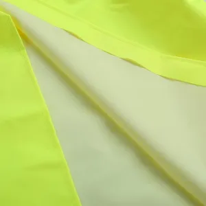 Safety Vest Safety Vests Reflective Long Waterproof Coat Raincoat Reusable Rain Poncho Lightweight Hooded Cycling Camping Reflective Vest Night Running Vest (Color : Yellow, Size : Medium)