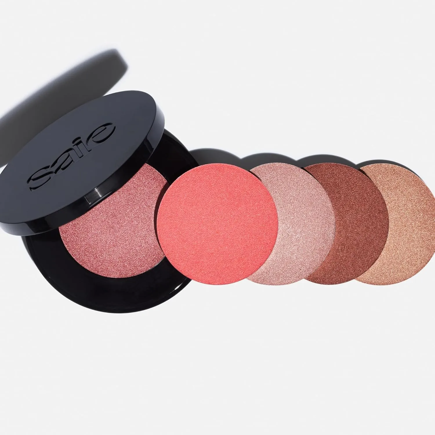 Saie Glow Sculpt Multi-Use Highlighter   Cream Blush Refill - Lightweight with Hyaluronic Acid   Micropearl for Radiant, Glowing Skin - Peachglow (.02 oz)