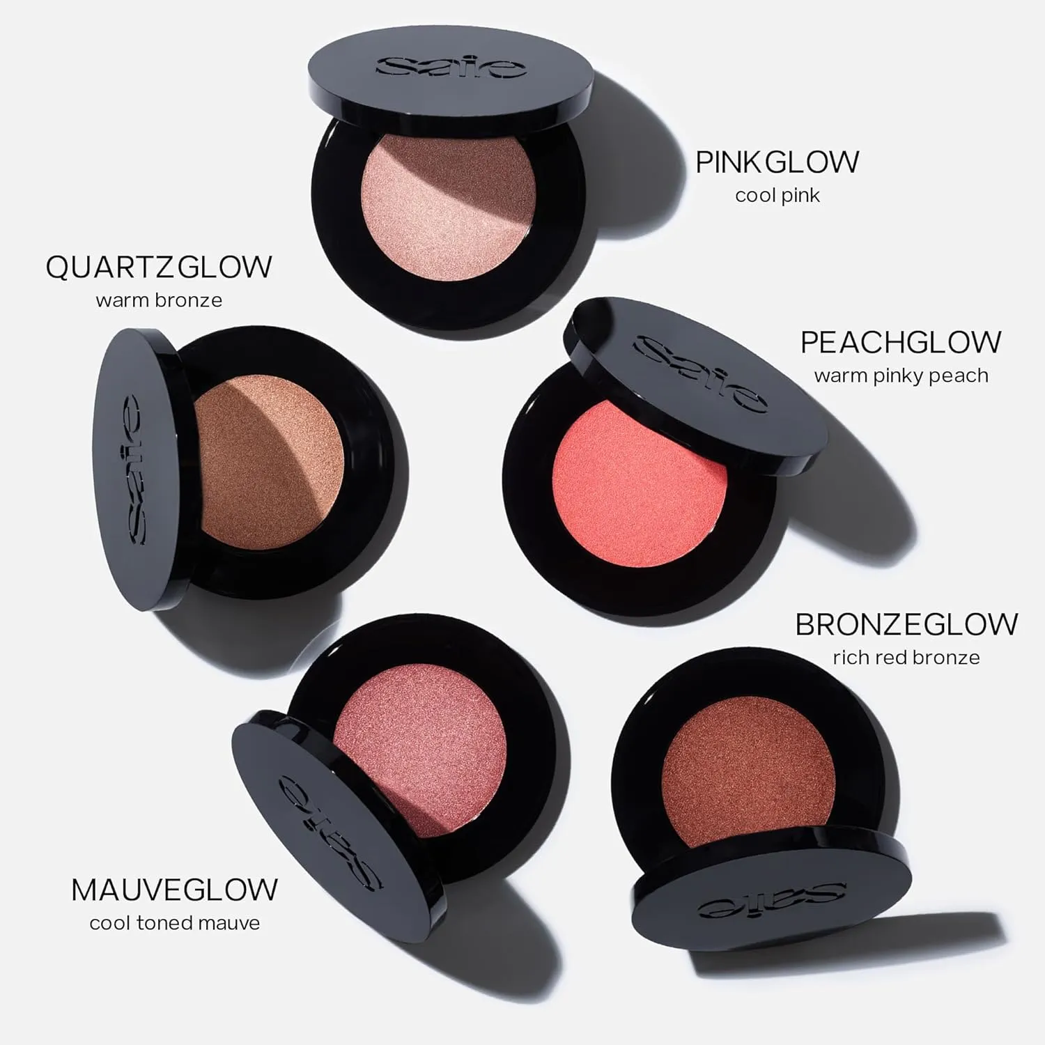 Saie Glow Sculpt Multi-Use Highlighter   Cream Blush Refill - Lightweight with Hyaluronic Acid   Micropearl for Radiant, Glowing Skin - Peachglow (.02 oz)