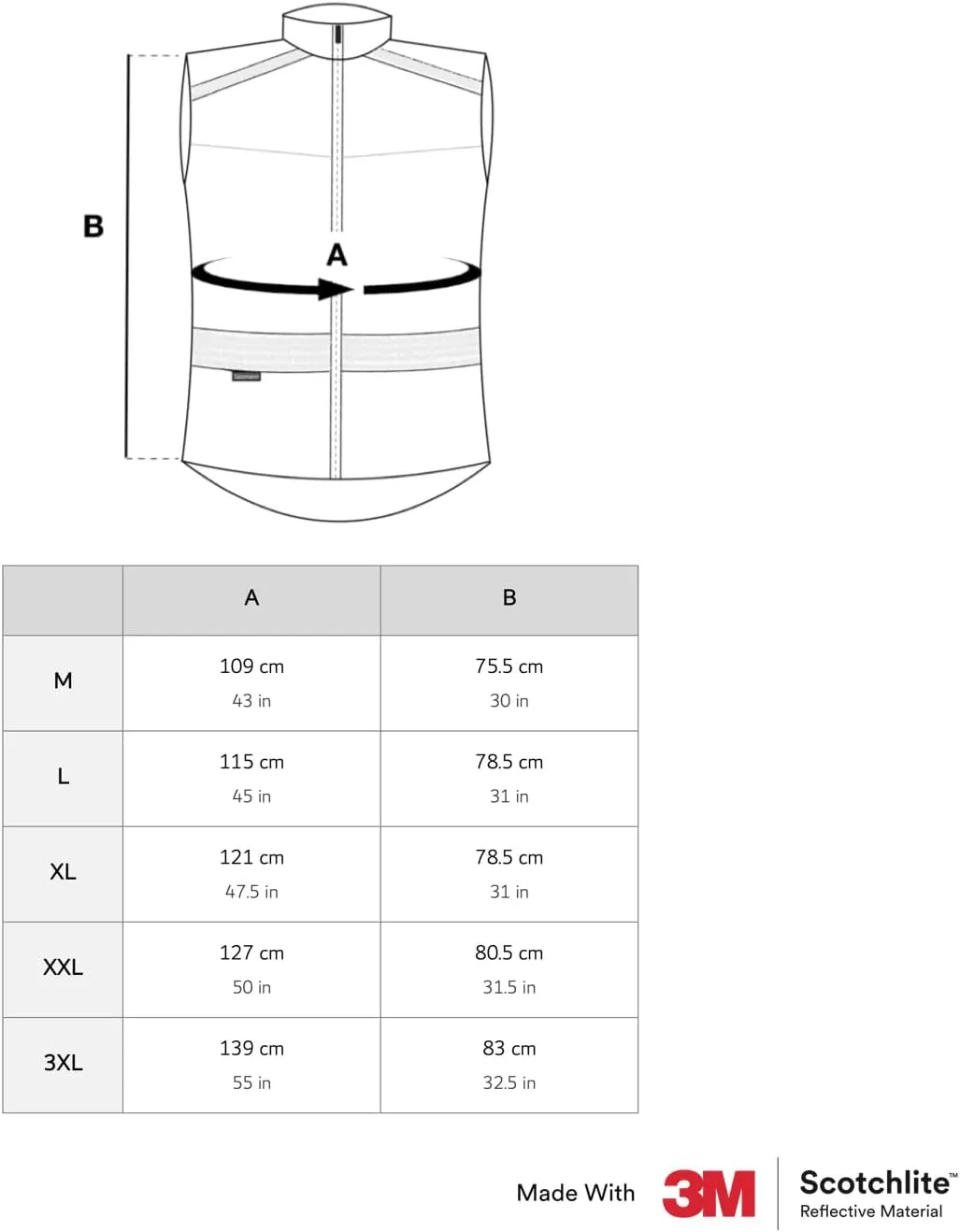 Salzmann High Visibility Cycling Vest | Reflective Cycling Gilet | Made with 3M Scotchlite