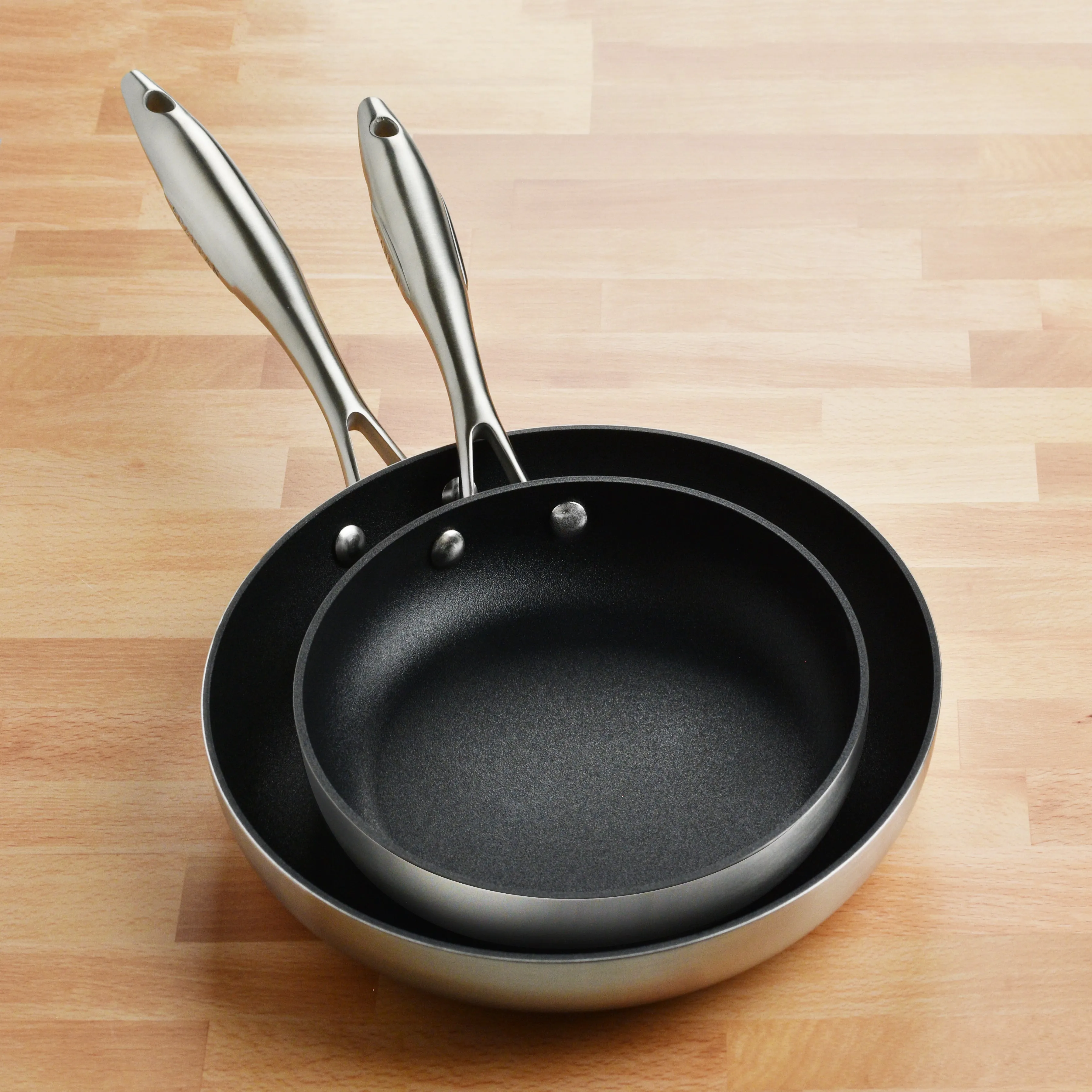 Scanpan CX  8 & 10.25" Stainless Steel Nonstick Fry Pan Set