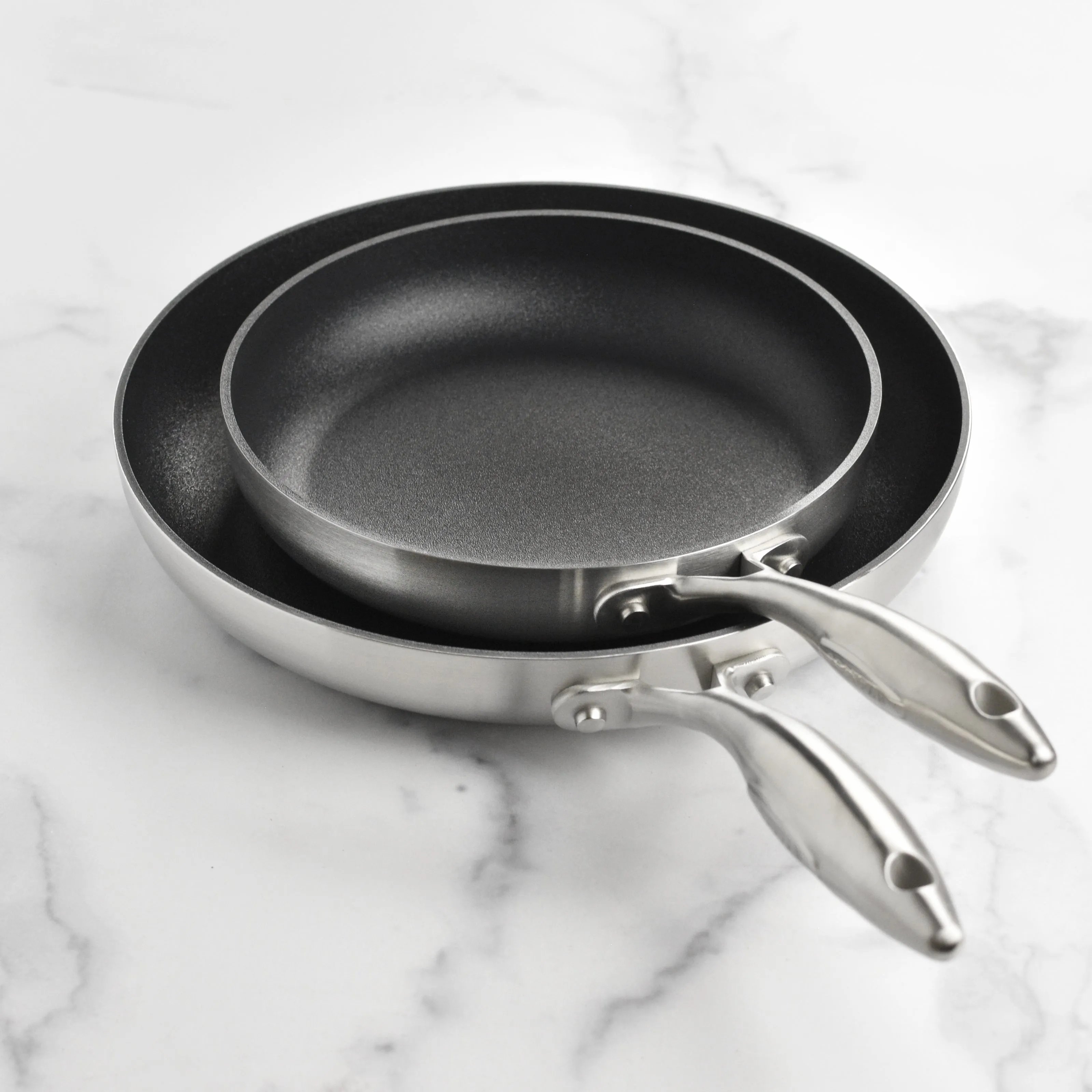 Scanpan CX  8 & 10.25" Stainless Steel Nonstick Fry Pan Set