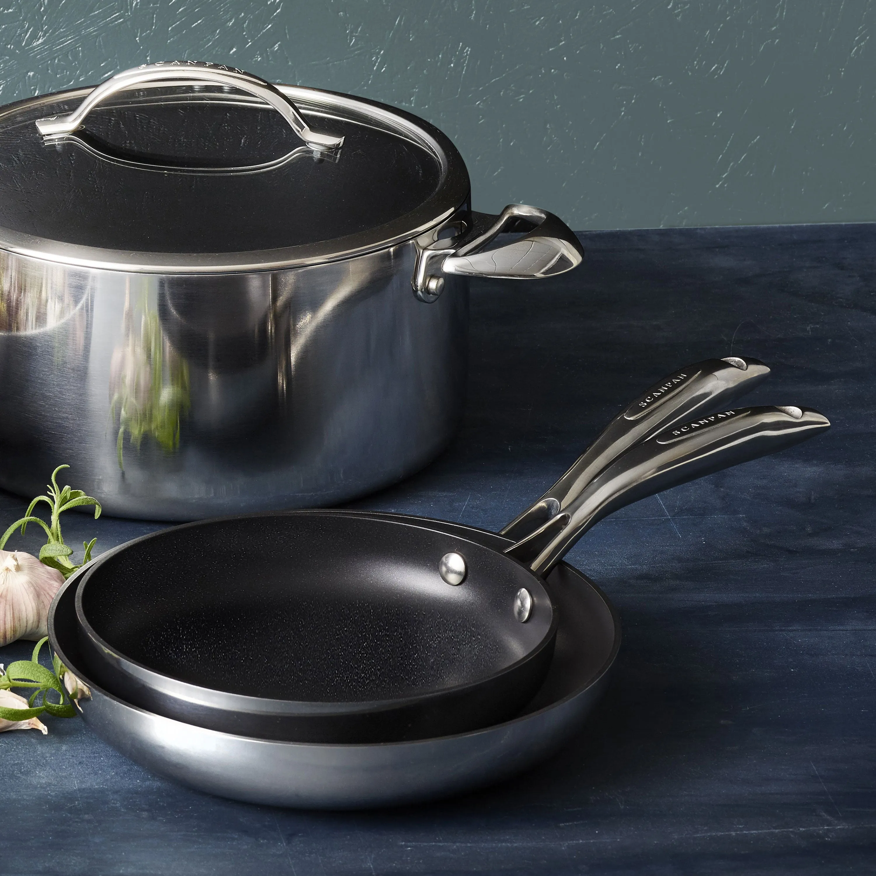 Scanpan HaptIQ 12.5" Stainless Steel Nonstick Fry Pan