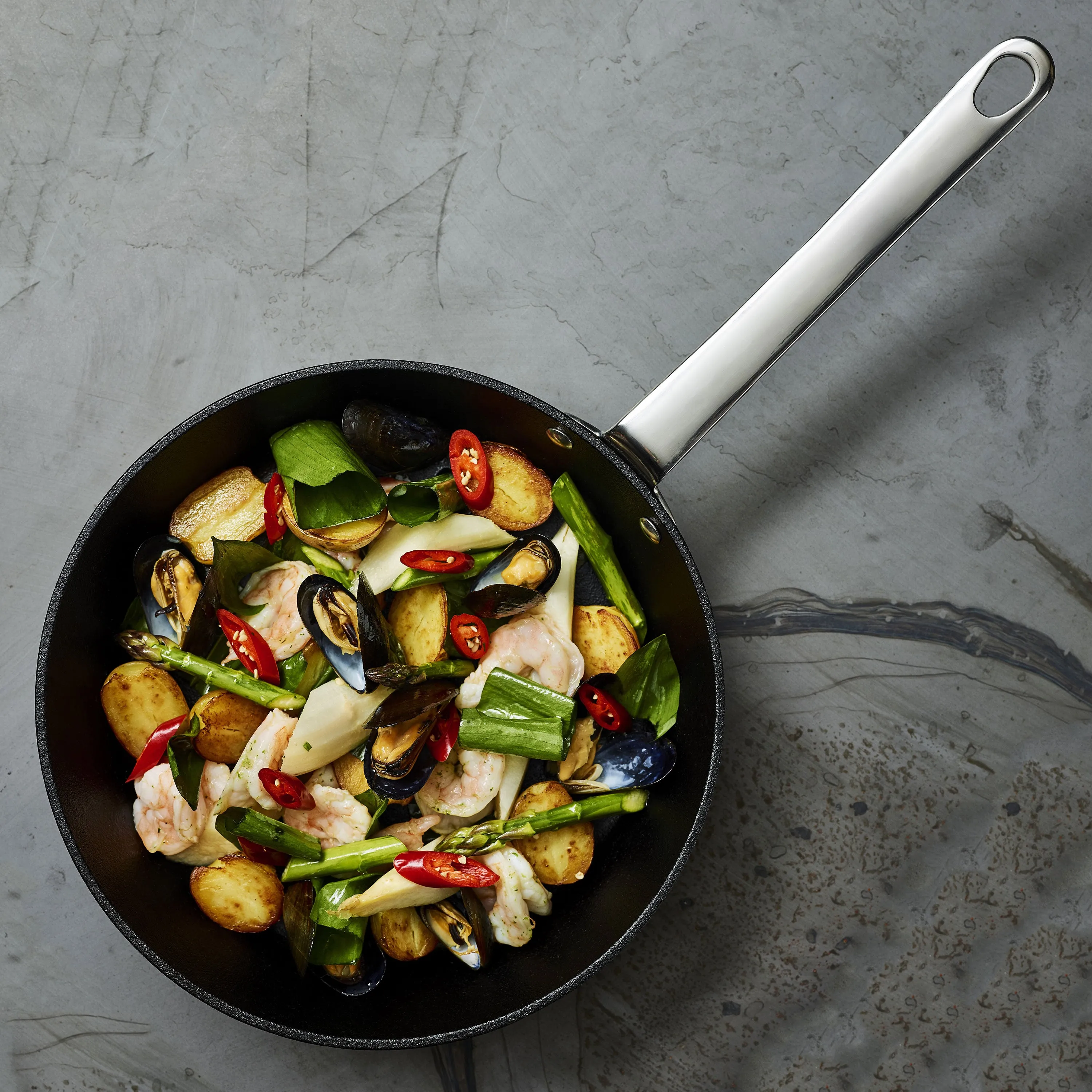 Scanpan Maitre D' 11" Nonstick Stainless Steel Fry Pan