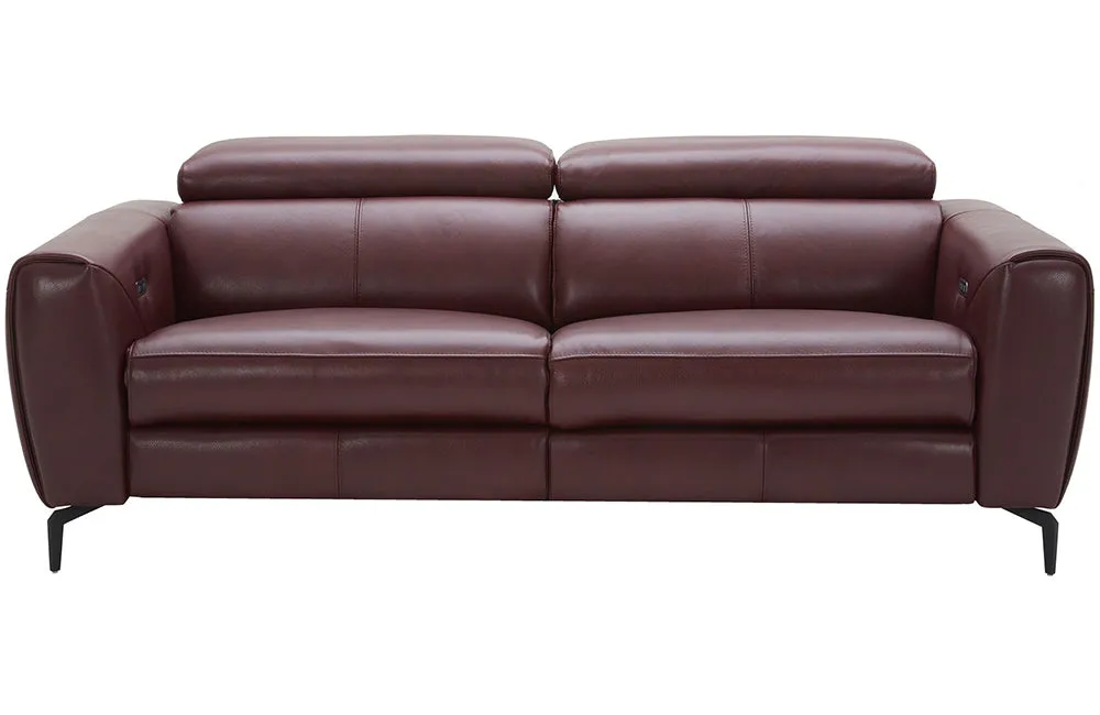 Scuzzo Fabric Motion Loveseat Merlot