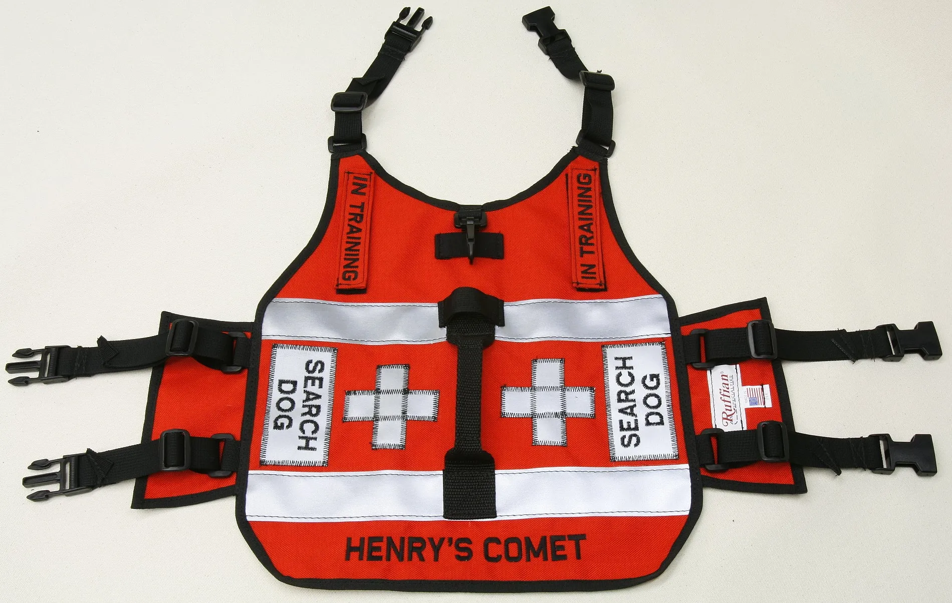 Search & Rescue / Service Dog Vest Modified