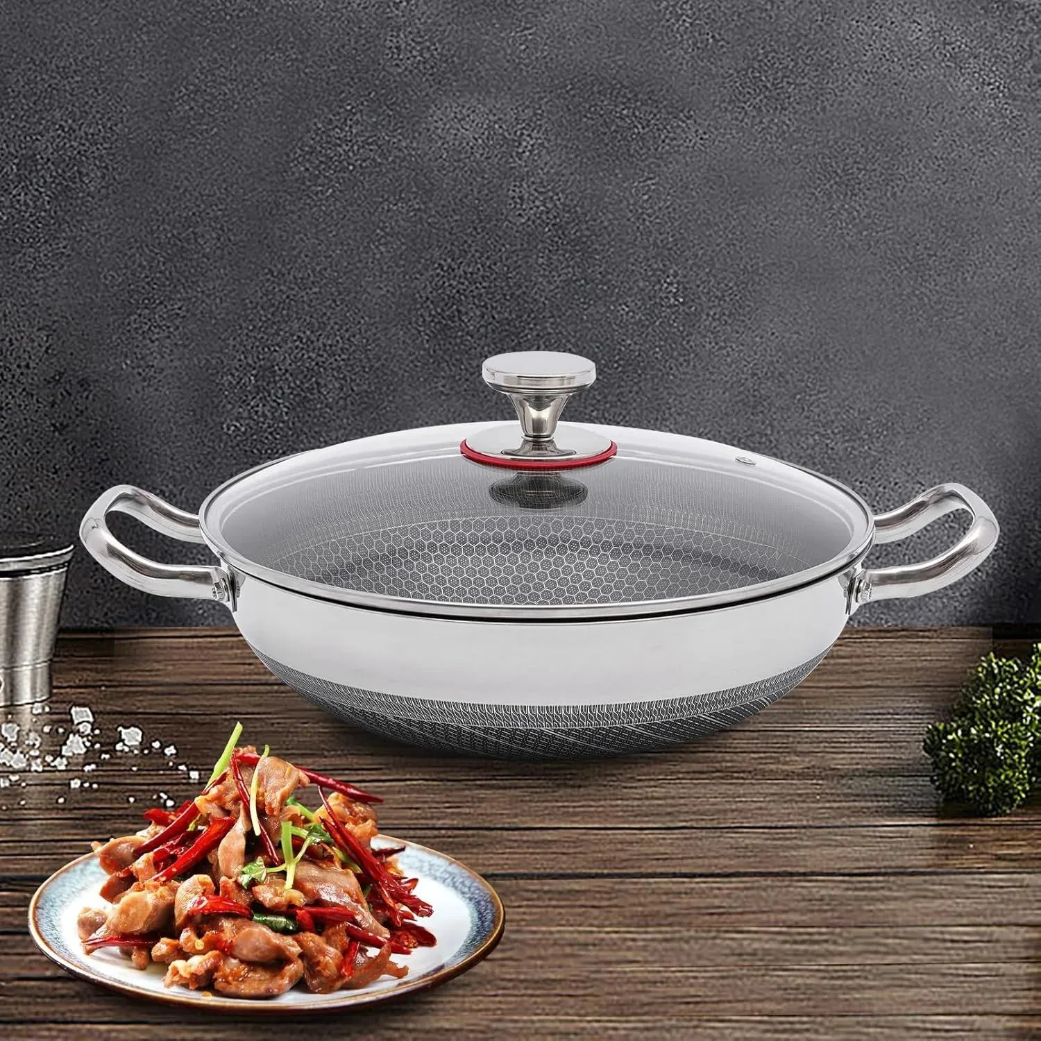 Secure platform Nonstick Pan Frying Stainless Customer-favorite Steel