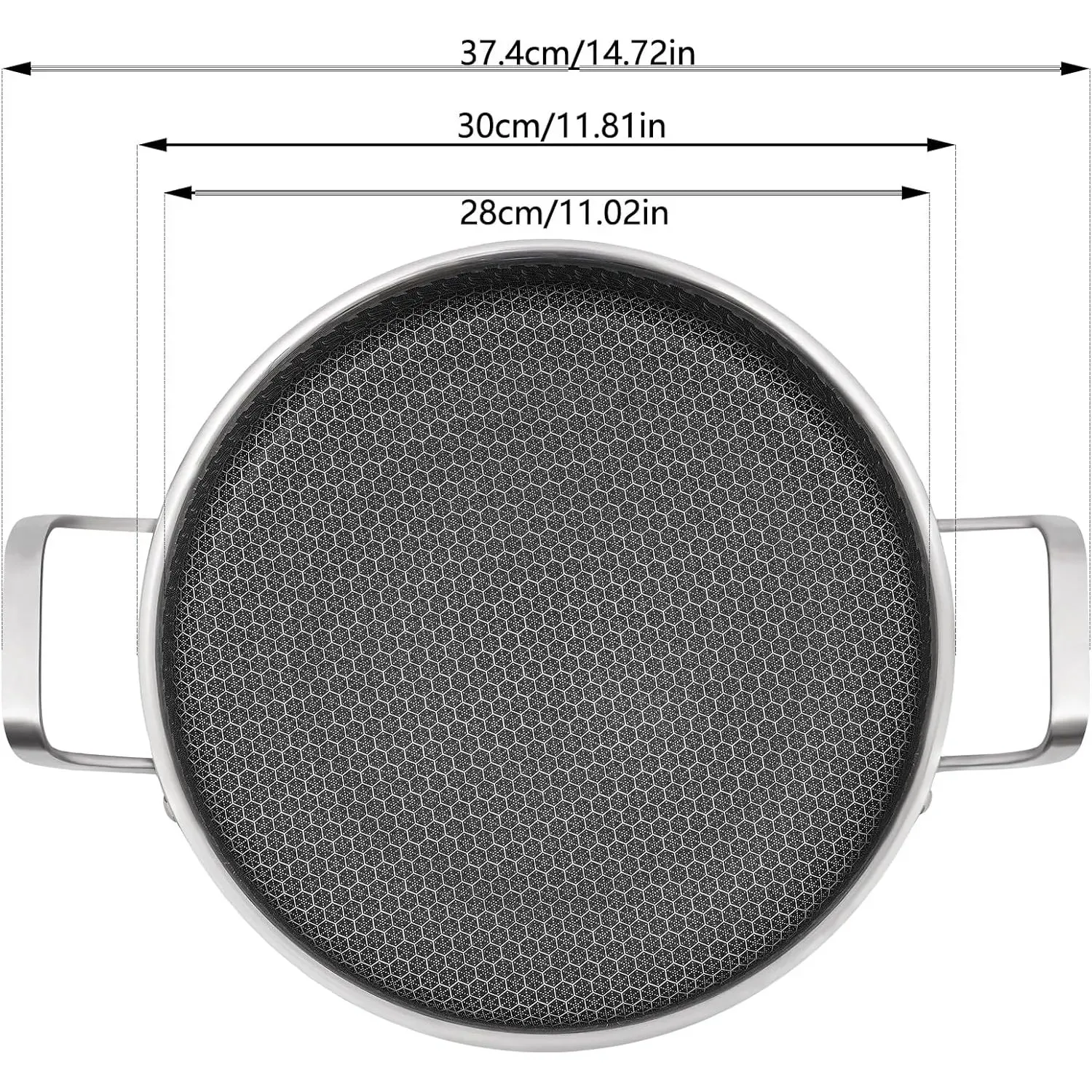 Secure platform Nonstick Pan Frying Stainless Customer-favorite Steel