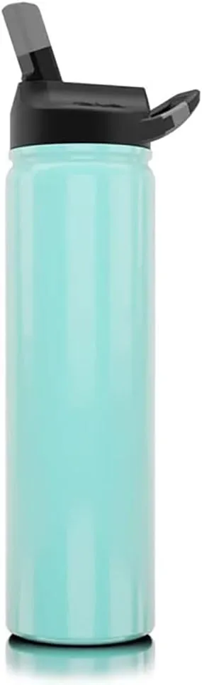 Seriously Ice Cold SIC 27oz Insulated Water Bottle Thermos, Premium Triple Layer Vacuum Stainless Steel, BPA Free Wide Mouth Lid with Carabiner Clip