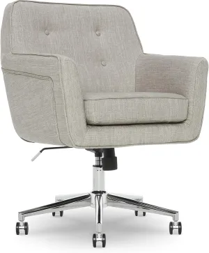 Serta Ashland Home Office Chair, Light Gray