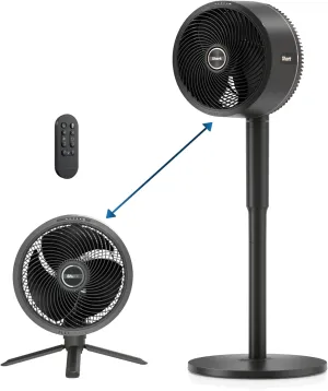 Shark FlexBreeze - Indoor & Outdoor Fan, Corded and Cordless, 2-in-1 Oscillating Pedestal and Tabletop, Up to 24-Hr Battery, FA202