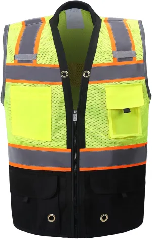 Shine Bright Safety Vest - High Visibility with Reflective Straps and Pockets – Premium, Soft, Durable, and Breathable
