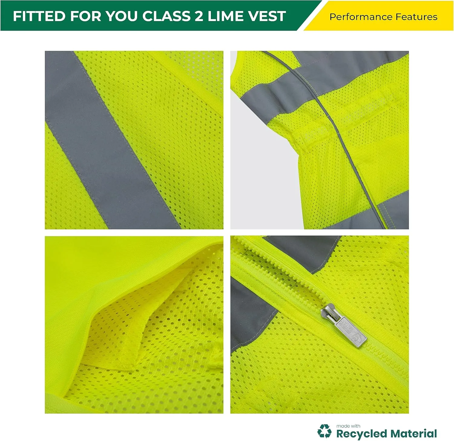 Shine Bright Safety Vest - High Visibility with Reflective Straps and Pockets – Premium, Soft, Durable, and Breathable