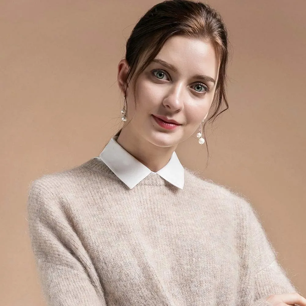 Shinywear Fake Collar Detachable Collar Blouse Dickey Half Shirts Peter Pan Collar
